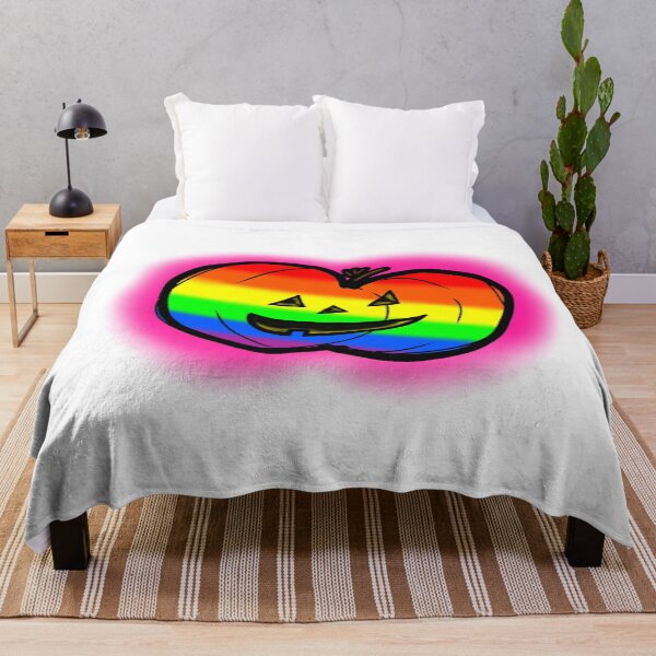 Item preview, Rainbow Pride Pumpkin designed and sold by GrinningPumpkin.
