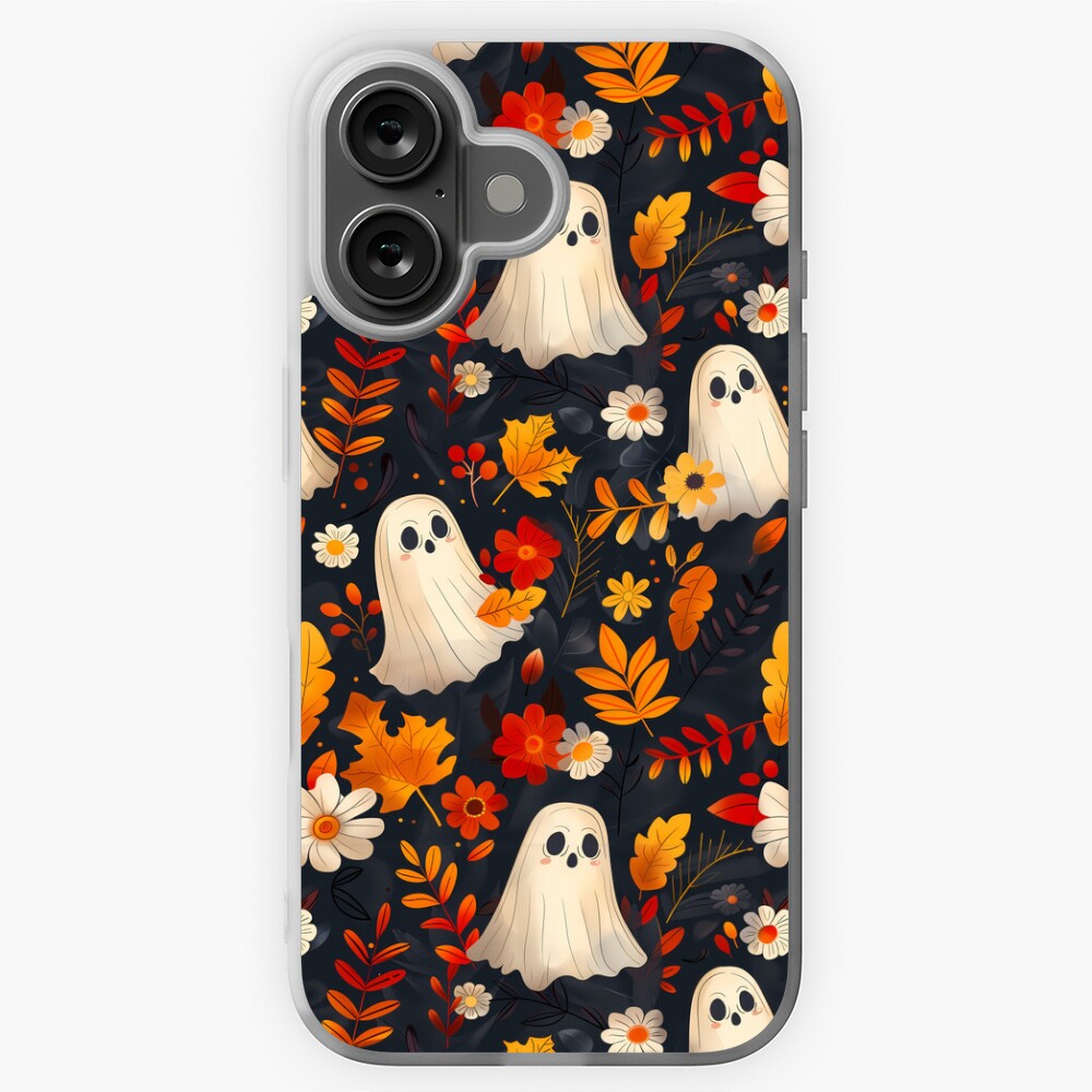 Active T-Shirt: Spooky Ghosts Fall Leaves Edition