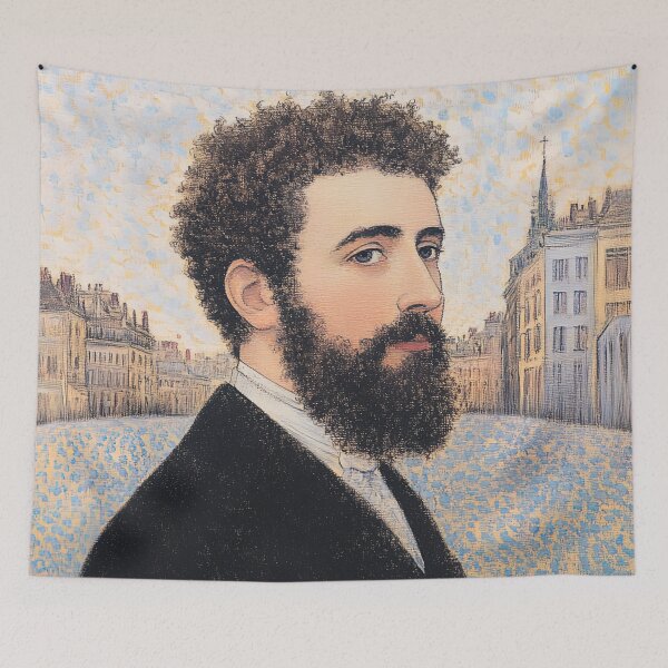 Item preview, Georges Seurat, portrait  | Anime style designed and sold by ComicsFactory.