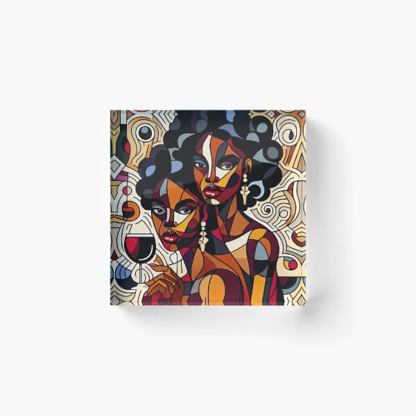 Item preview, Wine And Women Collection Cubism Art No:7 designed and sold by SofyaliArt.