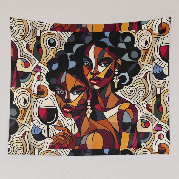 Item preview, Wine And Women Collection Cubism Art No:7 designed and sold by SofyaliArt.