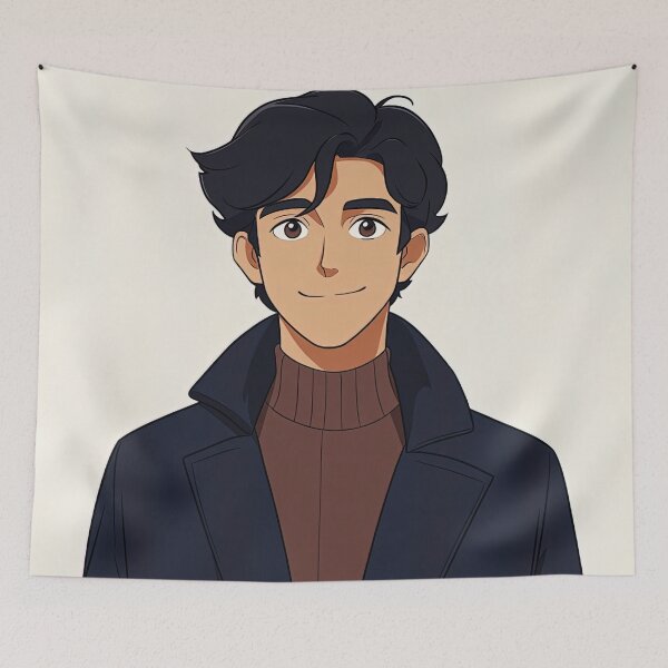 Item preview, Georgian man, portrait | Anime style designed and sold by ComicsFactory.