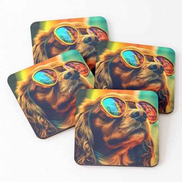 Item preview, Cool Cavalier Spaniel in Polarized Sunglasses designed and sold by Cute-Cuddles.