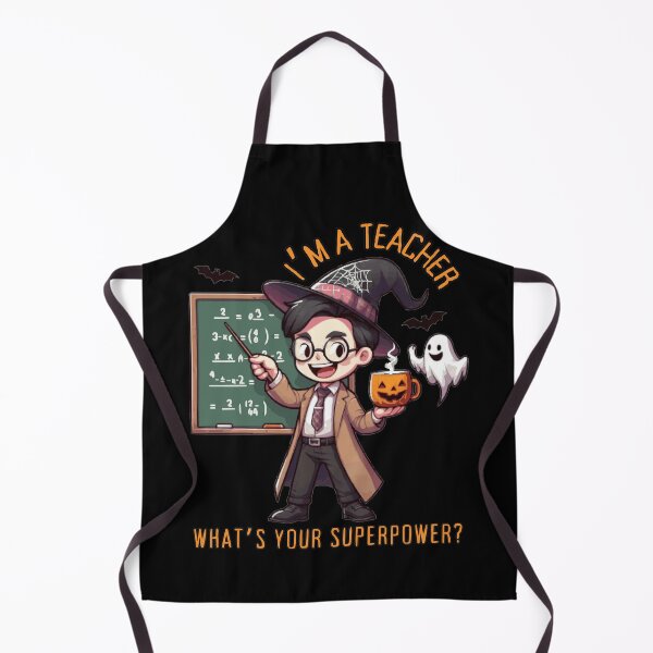 Item preview, Spooky Math Teacher Superpower Halloween Design designed and sold by Tw1nsAIArt.