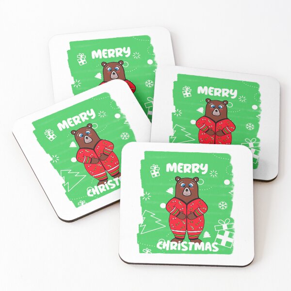 Item preview, Festive Xmas Bear  designed and sold by Sartoris Art.