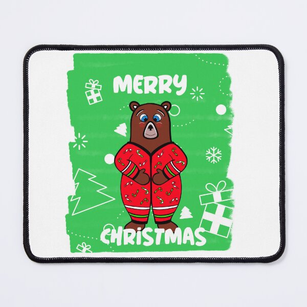 Item preview, Festive Merry Christmas Bear designed and sold by Sartoris Art.
