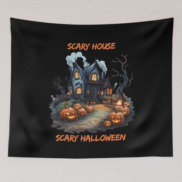 Item preview, Scary House Scary Halloween designed and sold by TeeTemptation.
