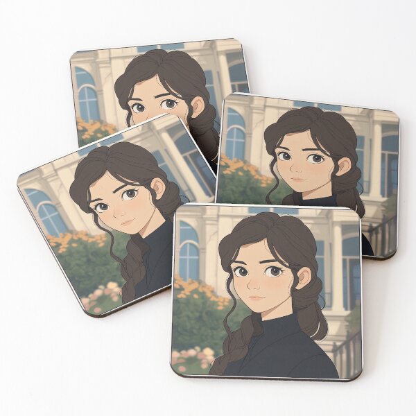 Item preview, Georgian woman, portrait | Anime style designed and sold by ComicsFactory.