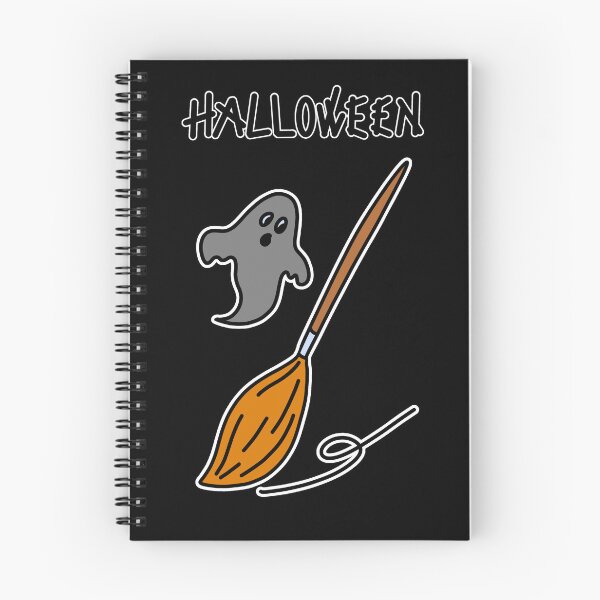 Item preview, Cute Ghost and Witch's Broom designed and sold by Asiyat.