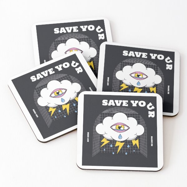 Item preview, Save Your - Crying Eye Over Thundercloud Design designed and sold by Mehmet Hanifi Ekşi.