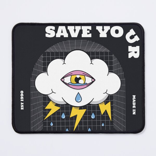 Item preview, Save Your - Crying Eye Over Thundercloud Design designed and sold by Mehmet Hanifi Ekşi.