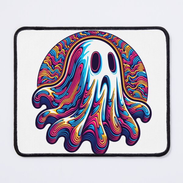 Item preview, Copy of Ghost Trippy Vaporwave Shirt Halloween Techno Rave designed and sold by Agouines.