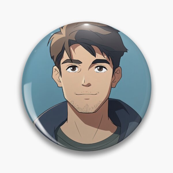 Artikelvorschau, Deutscher Mann, Porträt | Anime-Stil entworfen und verkauft von ComicsFactory.