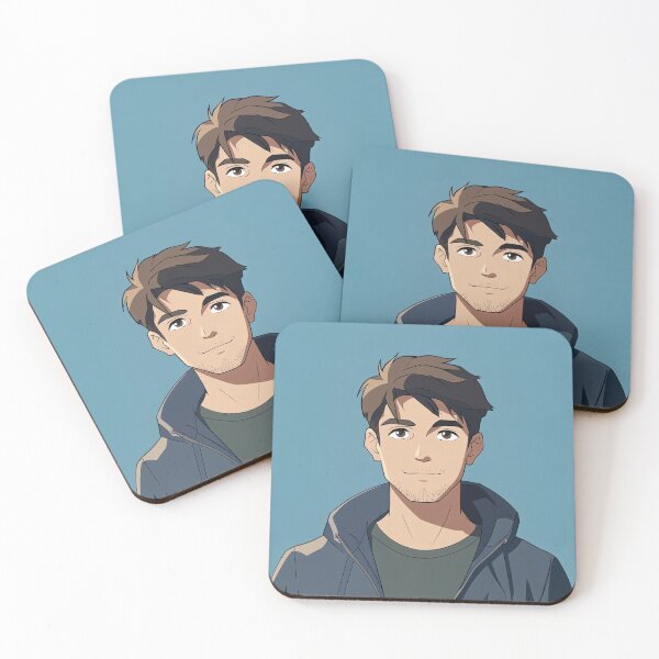 Item preview, German man, portrait | Anime style designed and sold by ComicsFactory.