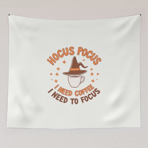 Item preview, Hocus Pocus, I need coffee, I need to focus designed and sold by Bratak.