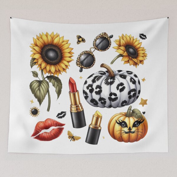 Item preview, Leopard Pumpkin,Sunflower,Kiss Mark,Lipstick designed and sold by deniz kaya.