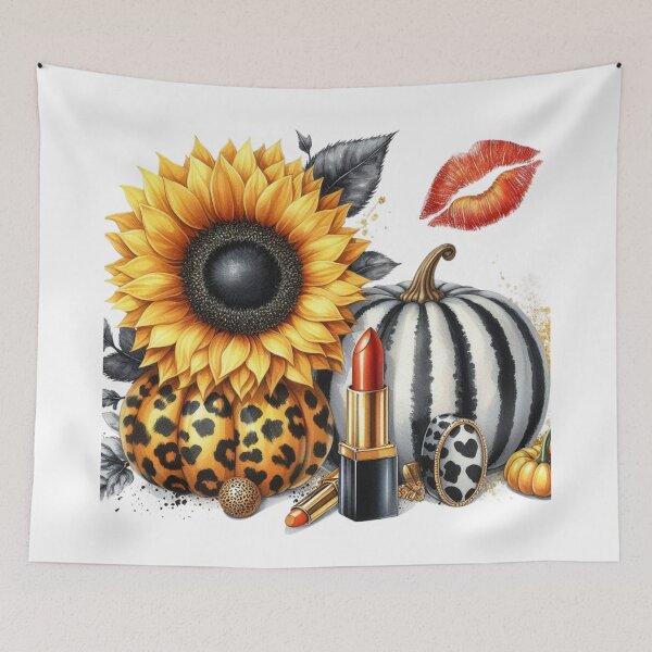 Item preview, Leopard Pumpkin,Sunflower,Kiss Mark,Lipstick designed and sold by deniz kaya.