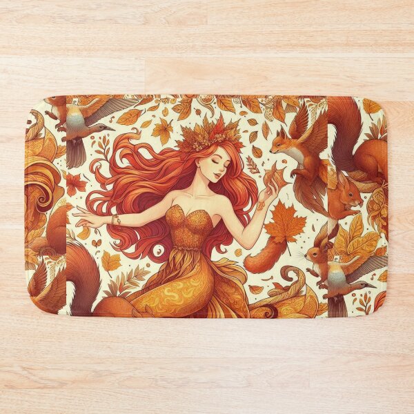 Item preview, my Autumn Nymph illustration designed and sold by raedattia.