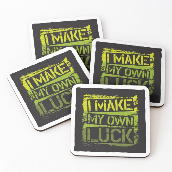Item preview, I Make My Own Luck - Bold Motivational Design designed and sold by Mehmet Hanifi Ekşi.