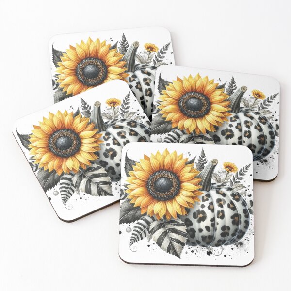 Item preview, Leopard Pumpkin,Sunflower,Fall designed and sold by deniz kaya.