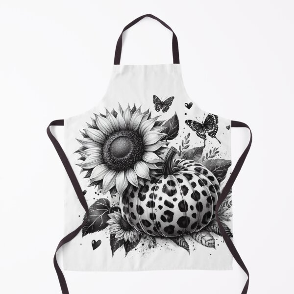 Item preview, Leopard Pumpkin,Sunflower,Fall,Black and White designed and sold by deniz kaya.