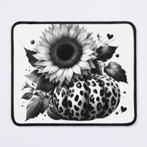Item preview, Leopard Pumpkin,Sunflower,Fall,Black and White designed and sold by deniz kaya.