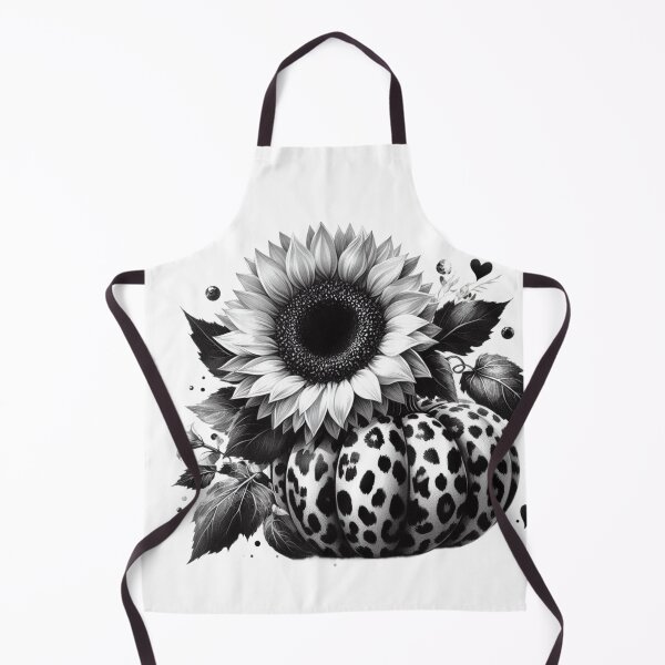 Item preview, Leopard Pumpkin,Sunflower,Fall,Black and White designed and sold by deniz kaya.