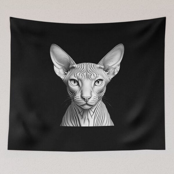 Item preview, Gato esfinge genial designed and sold by Purr95.