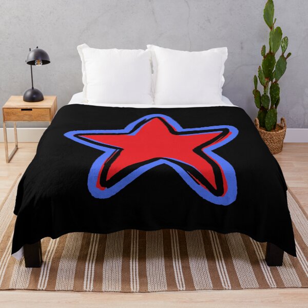 Item preview, BRIGHT STAR, RED, BLUE AND BLACK designed and sold by larissa-myrie.