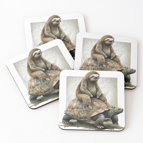 Item preview, Sloth and Turtle designed and sold by Skull Rhiz.