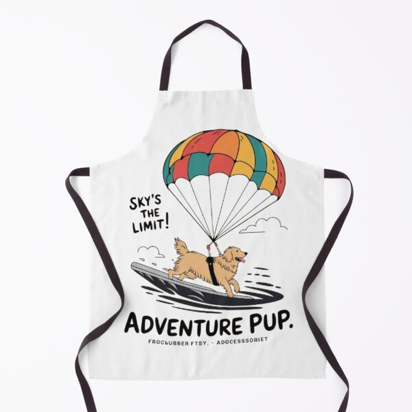 Item preview, Golden Retriever Parasailing Adventure designed and sold by Petpixy.