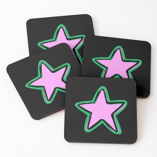 Item preview, STAR,PURPLE, BLACK AND GREEN STAR designed and sold by larissa-myrie.