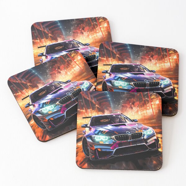 Item preview, Sports Coupe In Dynamic Night Escape designed and sold by RevUpDesign.