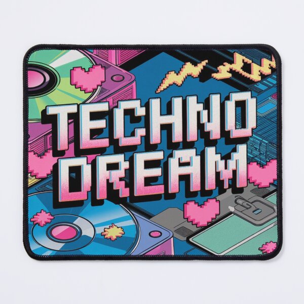 Item preview, Techno Dream Cybercore Retro Neon Vibe designed and sold by Nagikseyanart.
