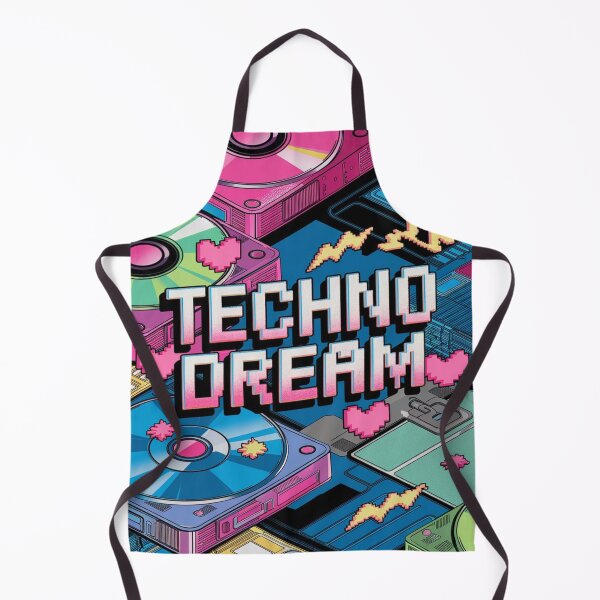 Item preview, Techno Dream Cybercore Retro Neon Vibe designed and sold by Nagikseyanart.