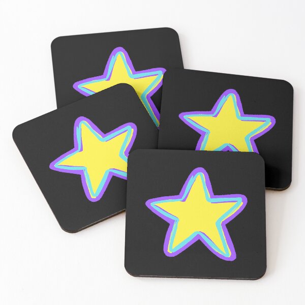 Item preview, BRIGHT STAR, PURPLE, LIGHT BLUE AND YELLOW designed and sold by larissa-myrie.