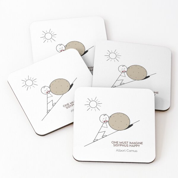 Item preview, Happy Sisyphus Playing the Harmonica Philosophy Cartoons  designed and sold by JoyfulSisyphus.