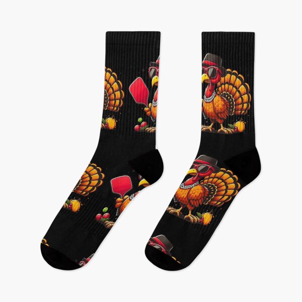 Item preview, Pickleball Turkey Player Wearing Sunglasses And Hat Holding Paddle  -  Xmas Halloween Thanksgiving  designed and sold by Smix Pixels.