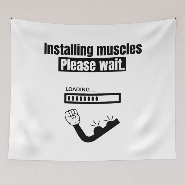 Item preview, Installing muscles… Please wait.  designed and sold by TeesForTease.