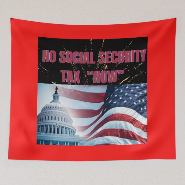 Item preview, "Trump's Executive Order: No Federal Tax on Social Security - Bold Relief Design" designed and sold by Mrpalaad.