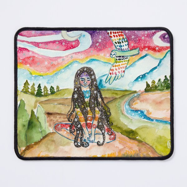 Item preview, Mountain Meditation designed and sold by Magicpoodleland.