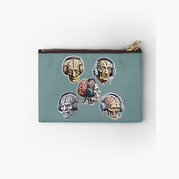 Item preview, Headphones to Brain - Not Just Another Pretty Face Stickers - 5 Pack  designed and sold by HauntedOpera.