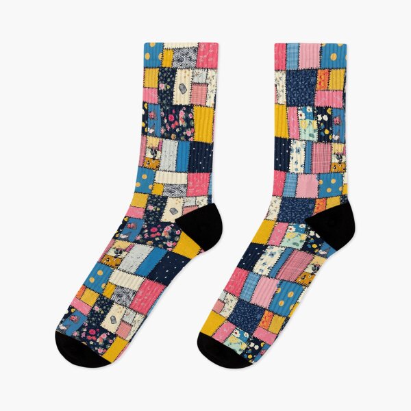 Item preview, Adorable Patchwork Design, Playful Pattern  designed and sold by CharmedWonders.