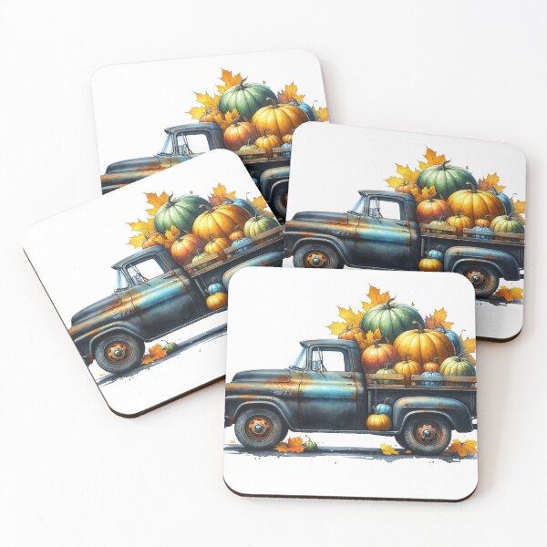 Item preview, Pumpkins,Fall,Pumpkin Patch,Old Truck designed and sold by deniz kaya.