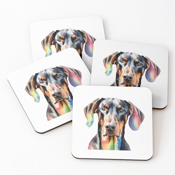Item preview, Rainbow Doberman Pinscher  designed and sold by bnosovitsky.