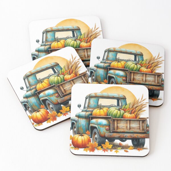 Item preview, Pumpkins,Fall,Pumpkin Patch,Old Truck designed and sold by deniz kaya.