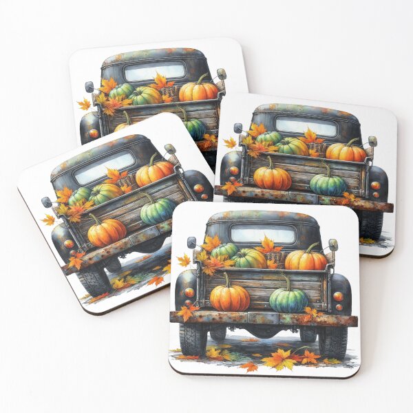 Item preview, Pumpkins,Fall,Pumpkin Patch,Old Truck designed and sold by deniz kaya.