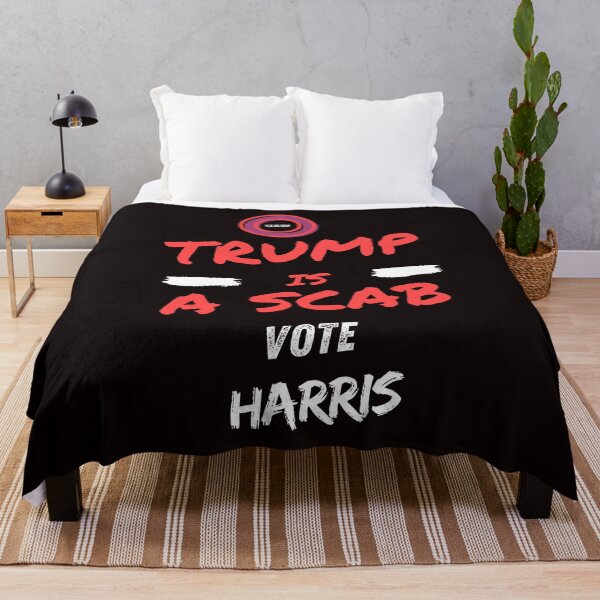 Item preview, Shawn Fain Says It All - Trump Is a Scab, Vote Harris T-Shirt designed and sold by EcoArtTees.