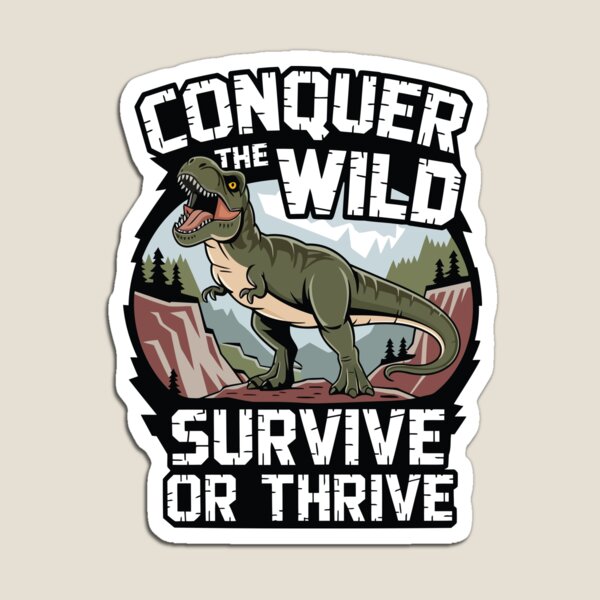 Item preview, Conquer The Wild | Trex Design designed and sold by Pattern-Parade.
