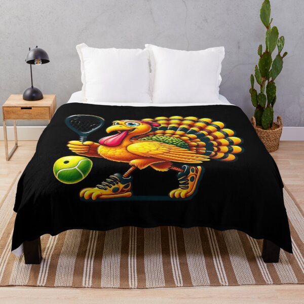 Item preview, Pickleball Turkey Player Wearing Sunglasses And Hat Holding Paddle - Xmas Halloween Thanksgiving designed and sold by Smix Pixels.